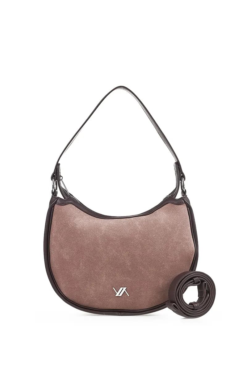 VERDE FASHION | Borsa hobo a spalla con tracolla - 5