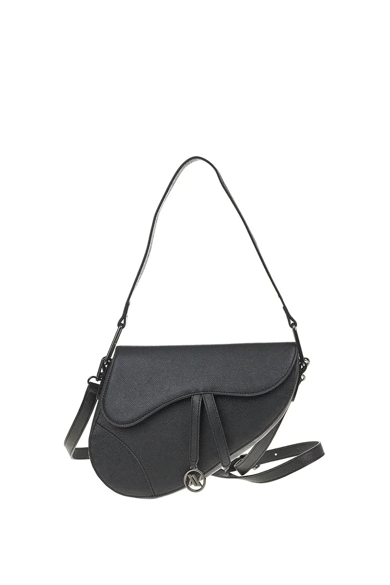 VERDE FASHION | Borsa da sella saddle con tracolla - 15