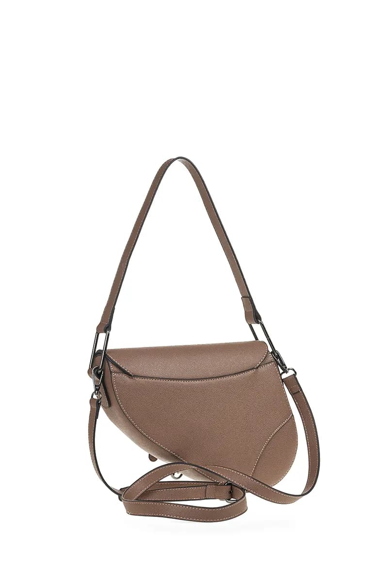 VERDE FASHION | Borsa da sella saddle con tracolla - 10