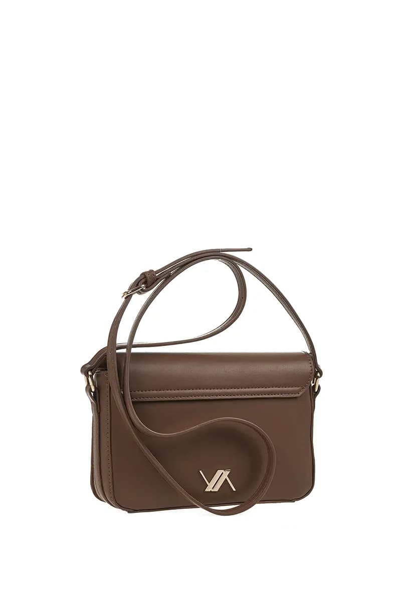 VERDE FASHION | Borsa a tracolla con pattina - 6