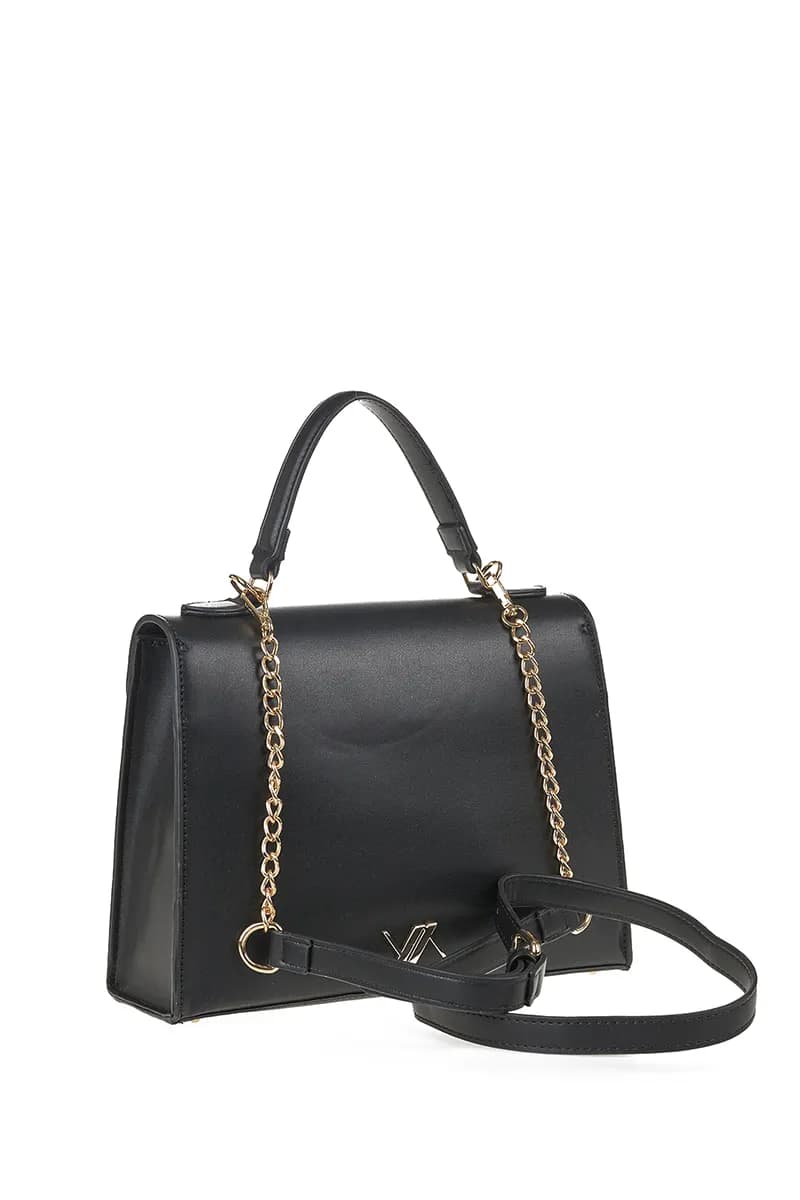 VERDE FASHION | Borsa a tracolla con pattina - 6
