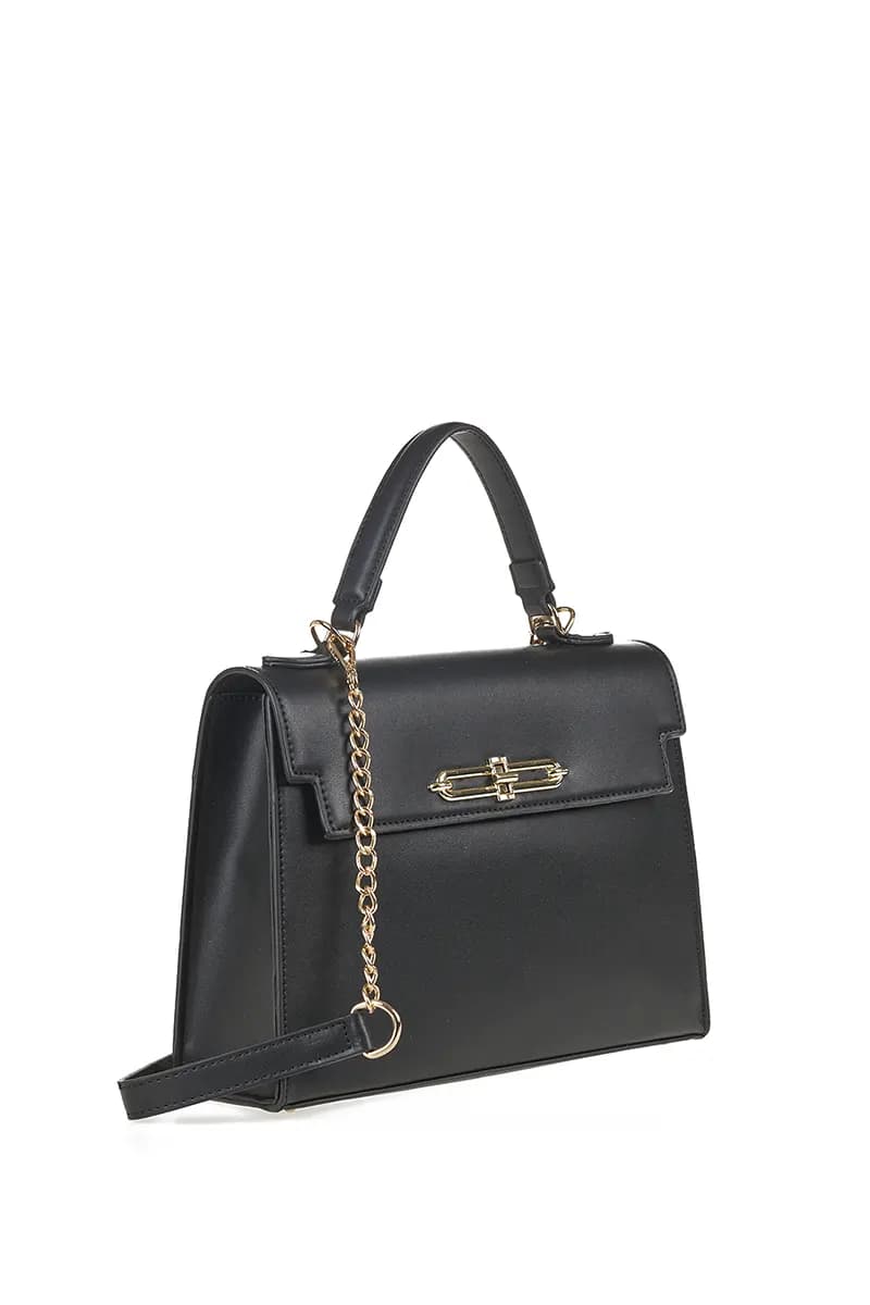 VERDE FASHION | Borsa a tracolla con pattina - 7