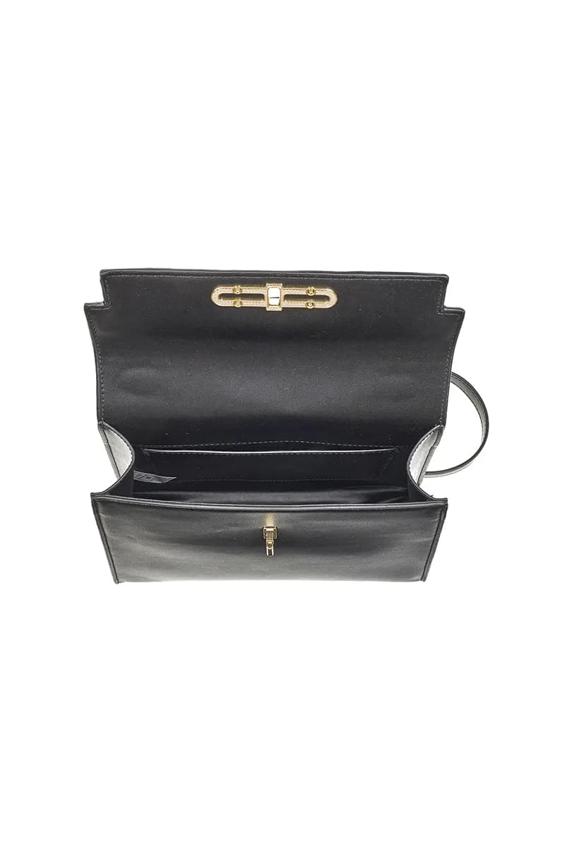 VERDE FASHION | Borsa a tracolla con pattina - 8