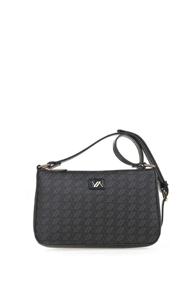 VERDE FASHION | Borsa a tracolla con logo - 5