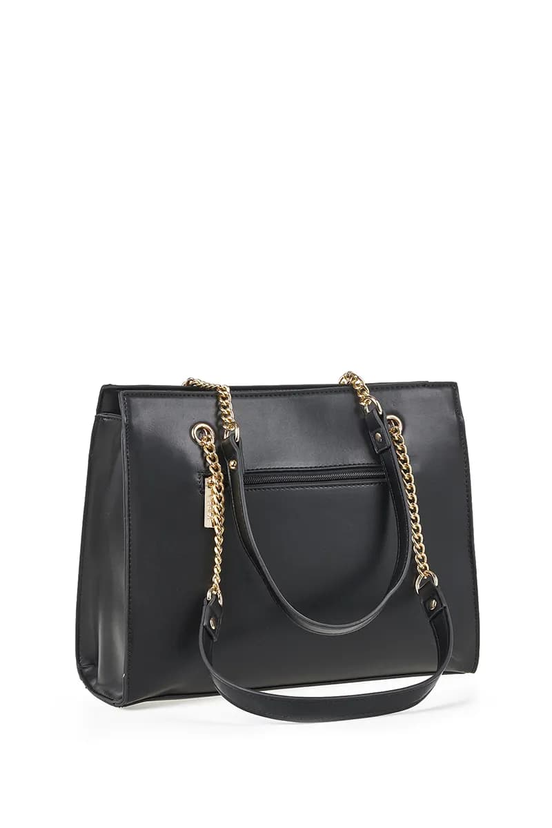 VERDE FASHION | Borsa a spalla con logo - 2