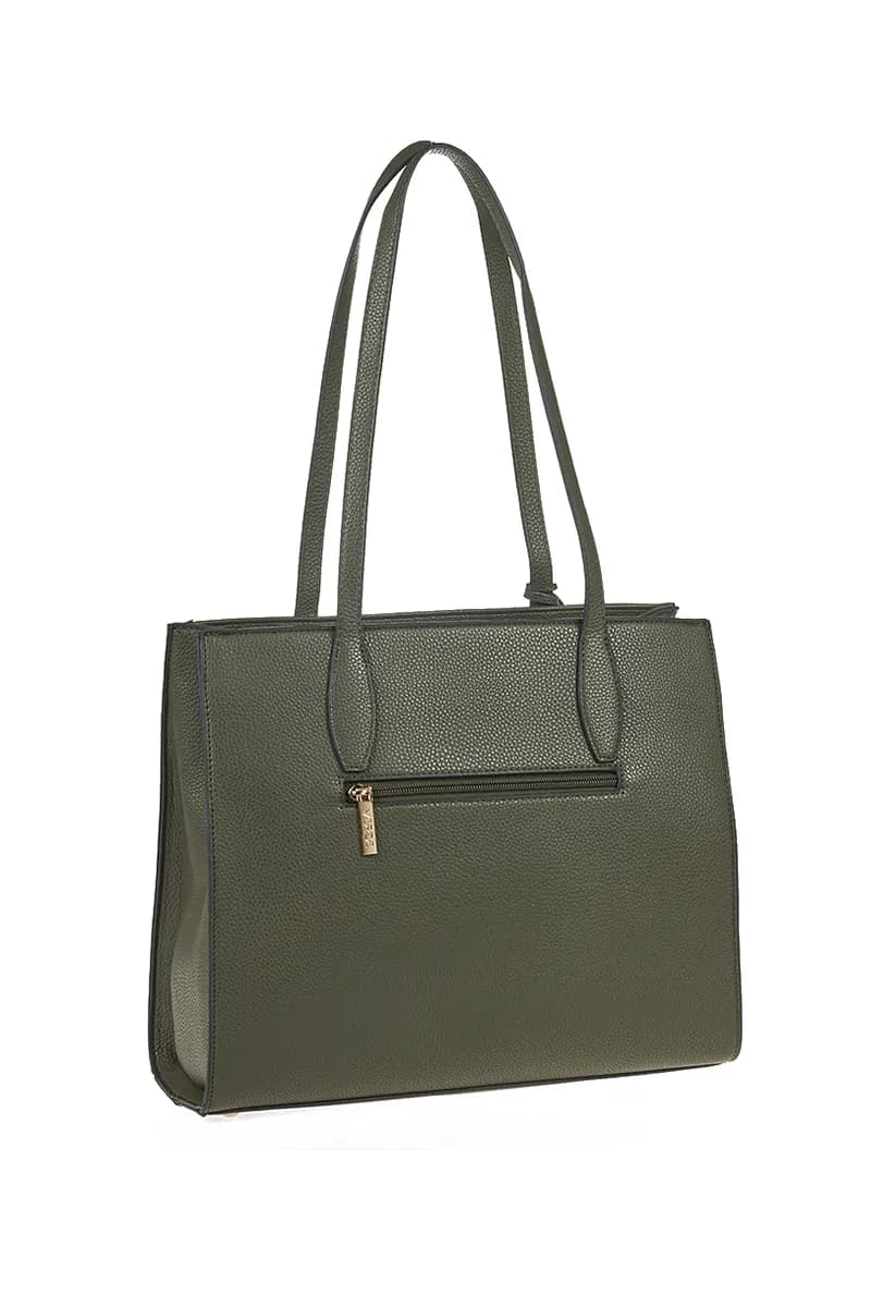 VERDE FASHION | Borsa a spalla in ecopelle - 10