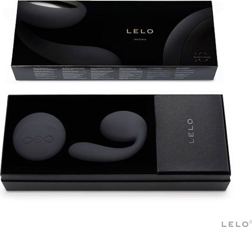 VIBRATORE GIOCO DI COPPIA LELO IDA IN SILICONE NERO CON TELECOMANDO - 3