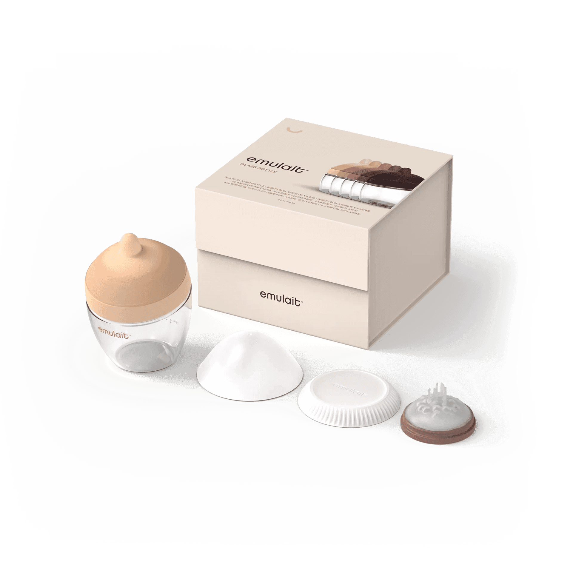 Biberon Classico in Vetro Emulait – Light