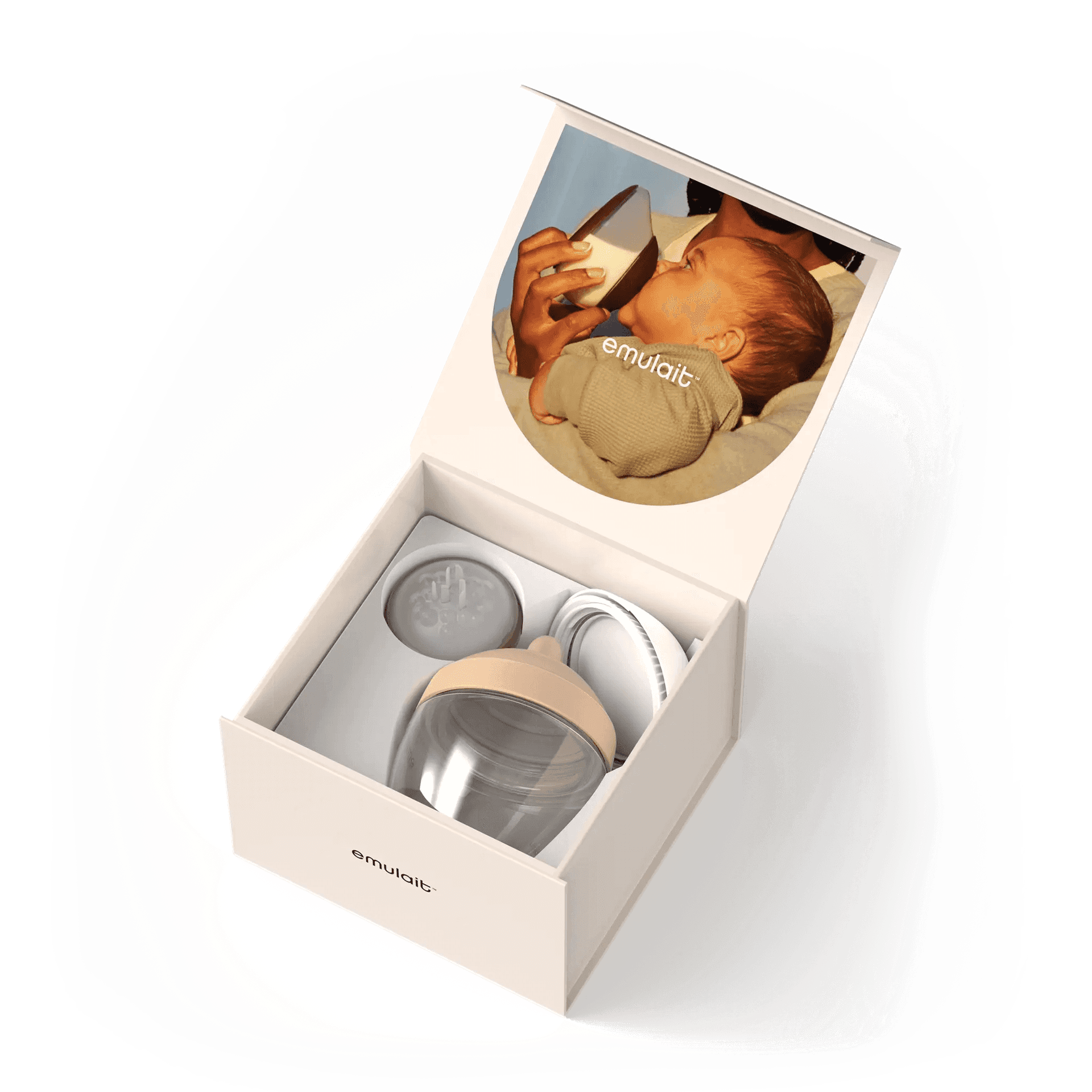 Biberon Classico in Vetro Emulait – Light