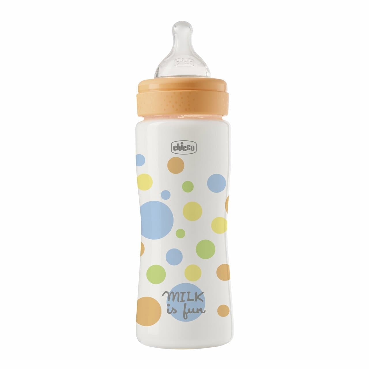 Biberon in Plastica Perfect Easy Chicco 330ml Flusso Rapido – Arancio