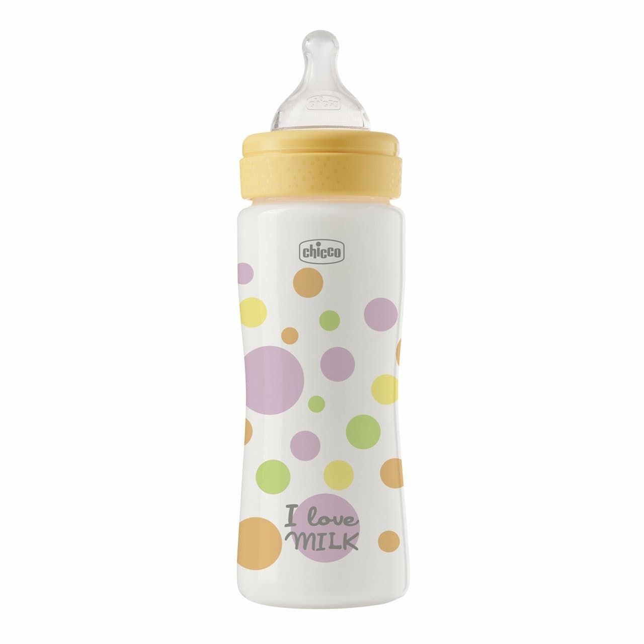 Biberon in Plastica Perfect Easy Chicco 330ml Flusso Rapido – Giallo