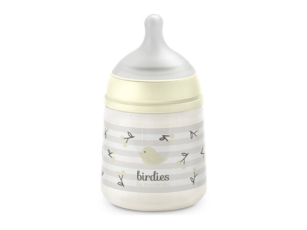 Biberon Suavinex Birdies Flusso Lento 150ml – Neutro