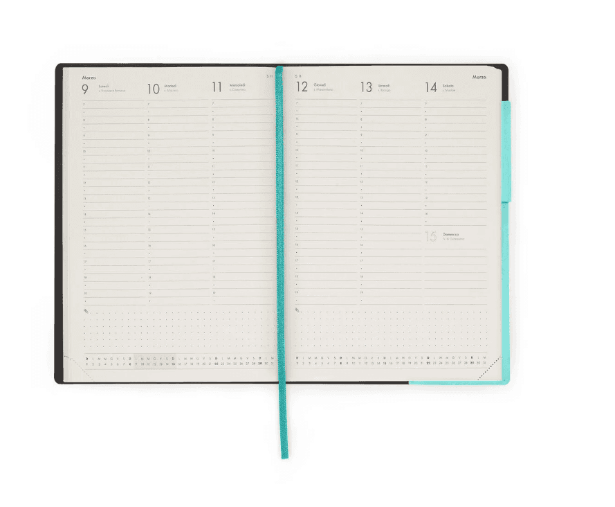 Legami - Agenda del Docente 13 Mesi Settimanale Large  - 2025/2026 Aquatic Awe - 11