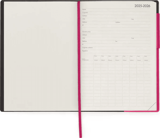 Legami - Agenda del Docente 13 Mesi Settimanale Large  - 2025/2026 Raspberry - 3