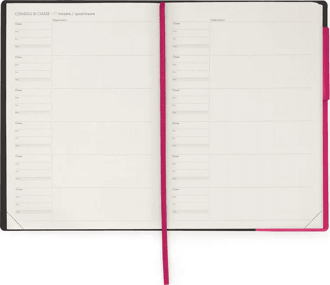 Legami - Agenda del Docente 13 Mesi Settimanale Large  - 2025/2026 Raspberry - 4