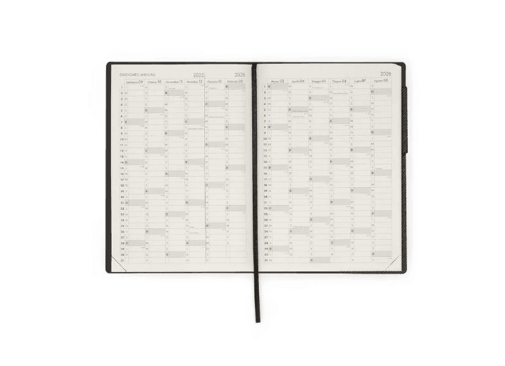 Legami - Agenda del Docente 13 Mesi Settimanale Large  - 2025/2026 Deep Graphite - 5