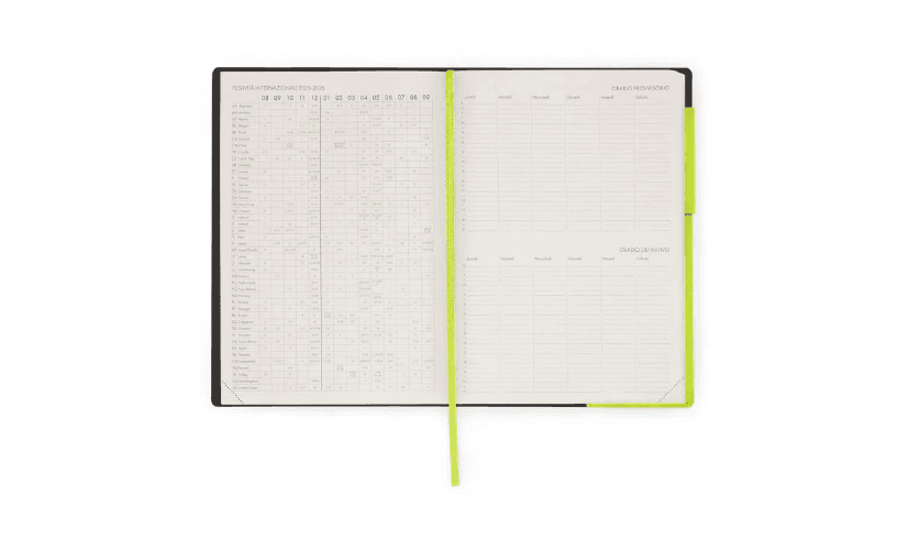 Legami - Agenda del Docente 13 Mesi Settimanale Large  - 2025/2026 Chartreuse - 6