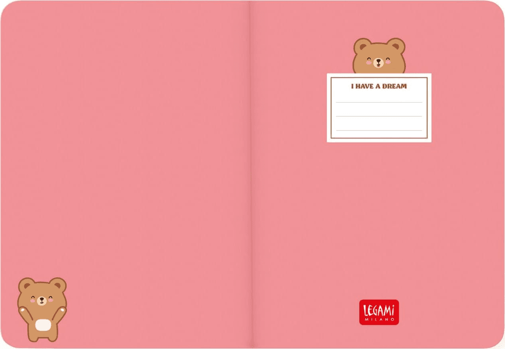 Legami - Agenda 16 Mesi Giornaliera Fotografica Medium - Teddy Bear - 5