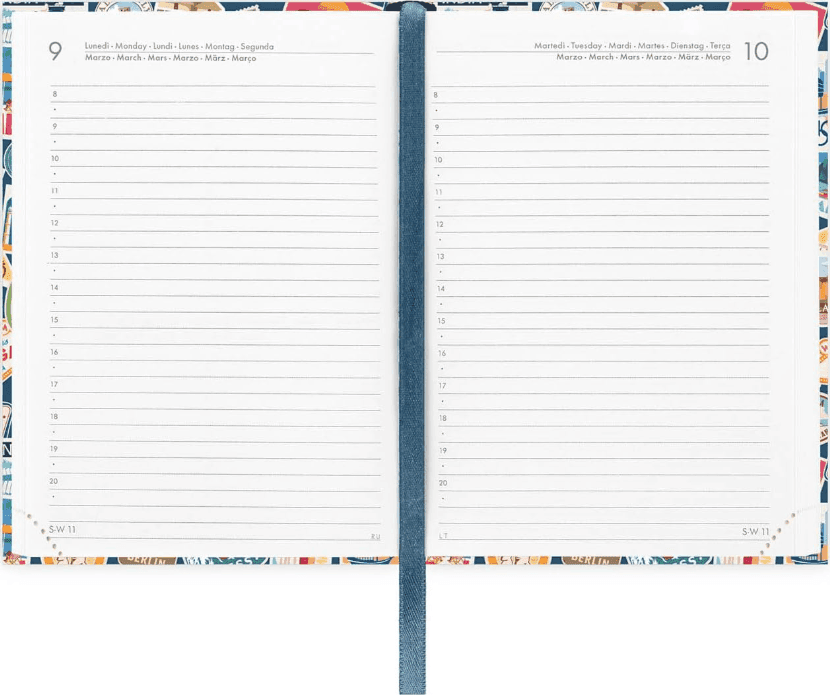 Legami - Agenda 16 Mesi Giornaliera Fotografica Small - Travel Stickers - 4