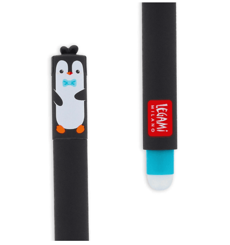 Legami - Penna Gel Cancellabile - Erasable Pen - Penguin (EP0033) - 2