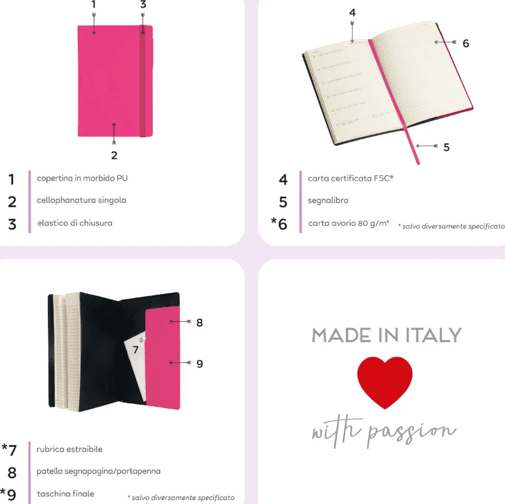 Legami - Agenda 16 Mesi Giornaliera Medium - Aura - 10
