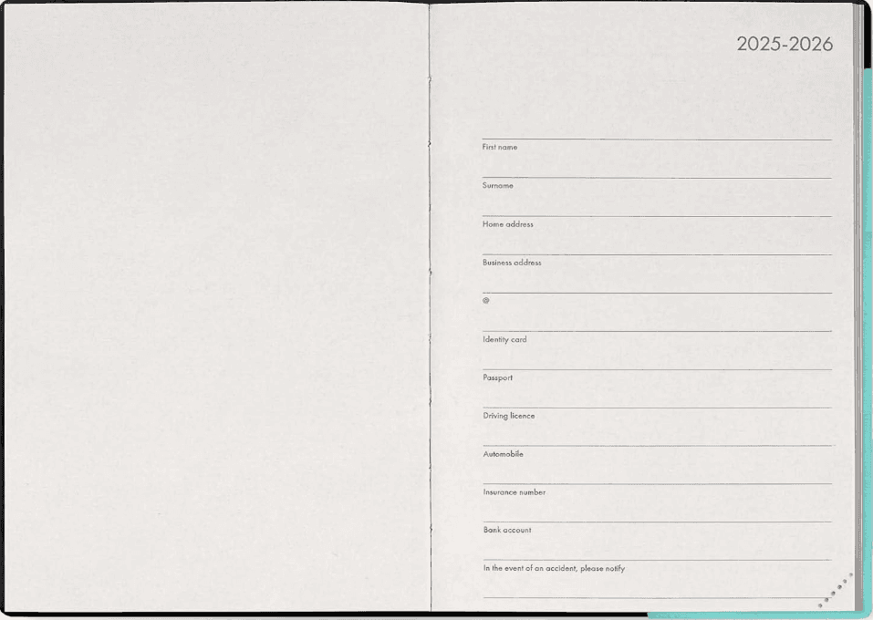 Legami - Agenda 16 Mesi Giornaliera Medium - Aquatic Awe - 3