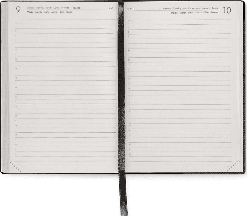 Legami - Agenda 16 Mesi Giornaliera Medium - Deep Graphite - 3