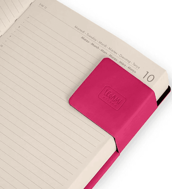Legami - Agenda 16 Mesi Giornaliera Medium - Raspberry - 6