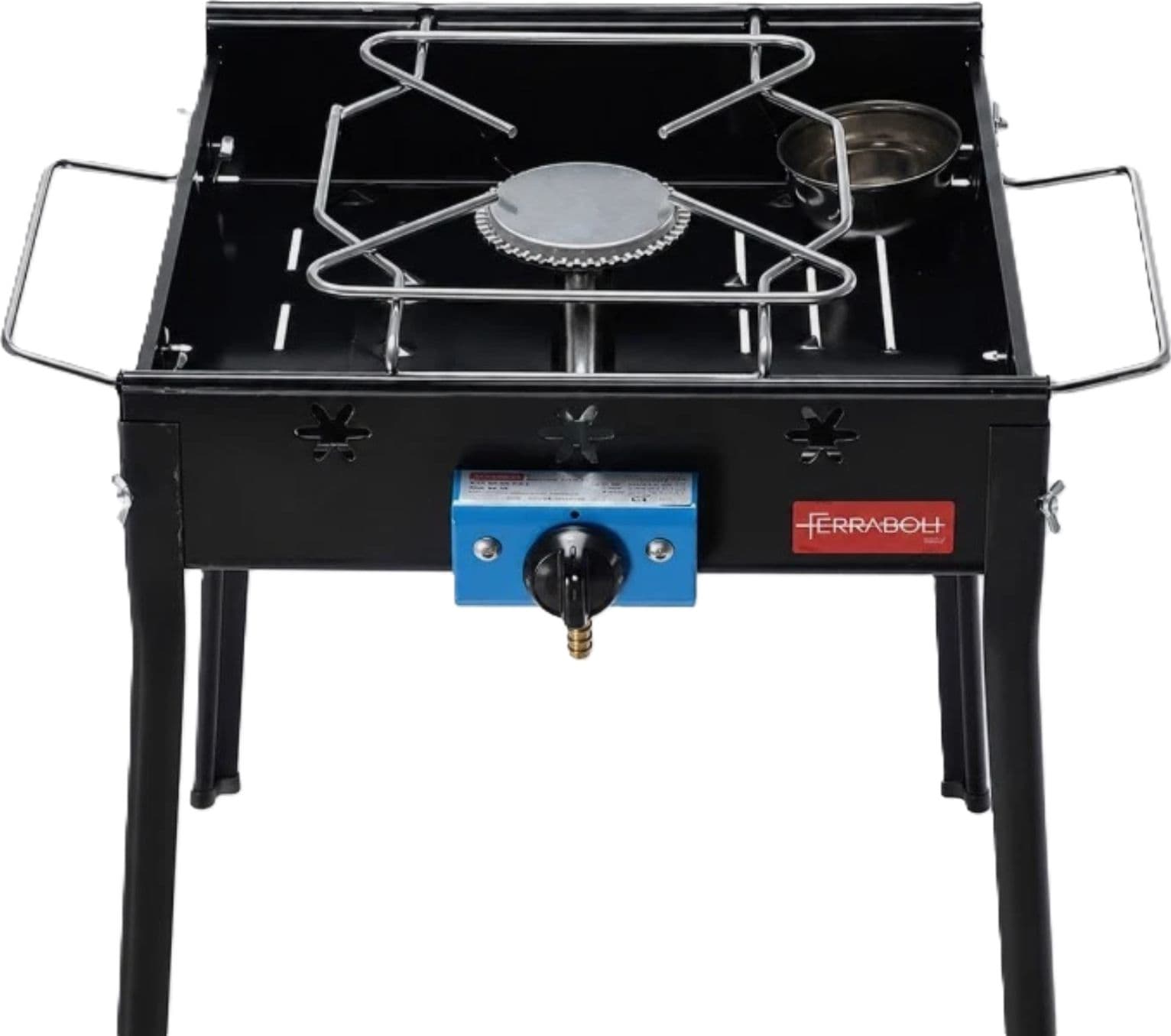 Barbecue Gas   Plancha Mono 40 50x49x70 cm Piastra 38X38 cm GPL 3KW BBQ - 3