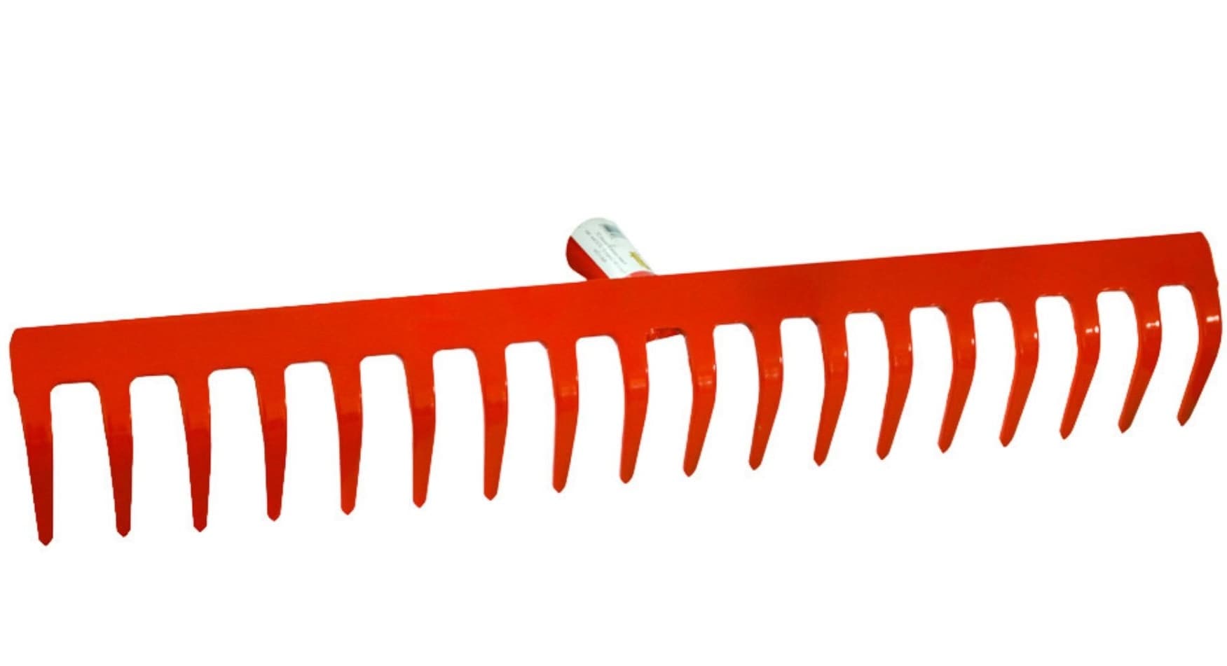 rastrello in acciaio verniciato spessore mm.4  senza manico  - 12 denti **  pz 5 - 3