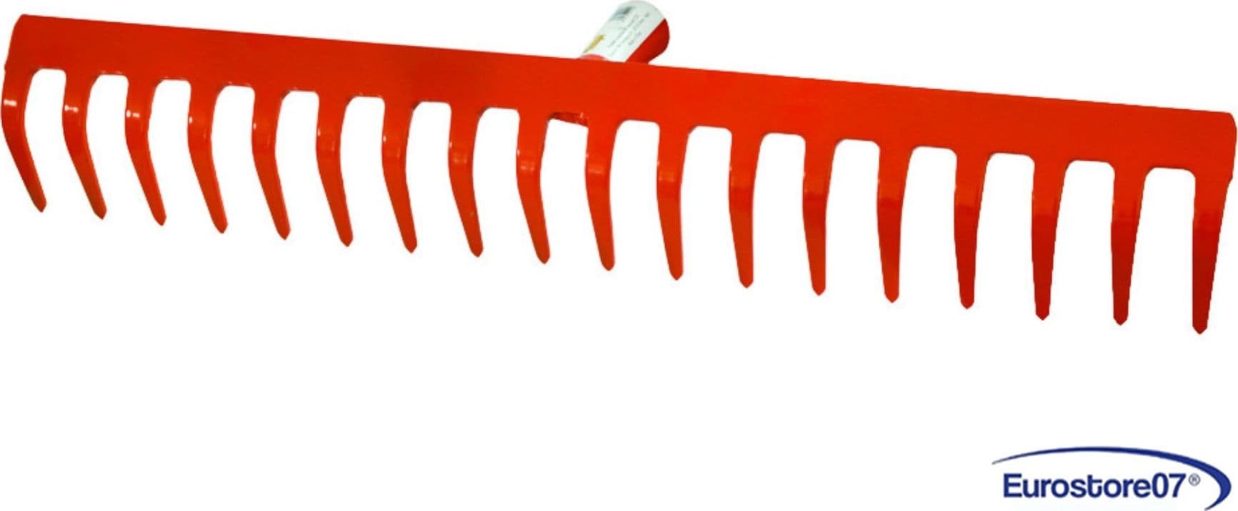 rastrello in acciaio verniciato spessore mm.4  senza manico  - 14 denti **  pz 5