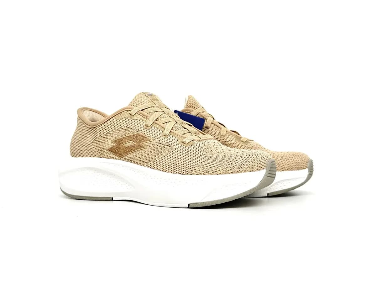 Lotto sneaker donna Run 90 Slip &amp; Go  beige con memory foam - 7