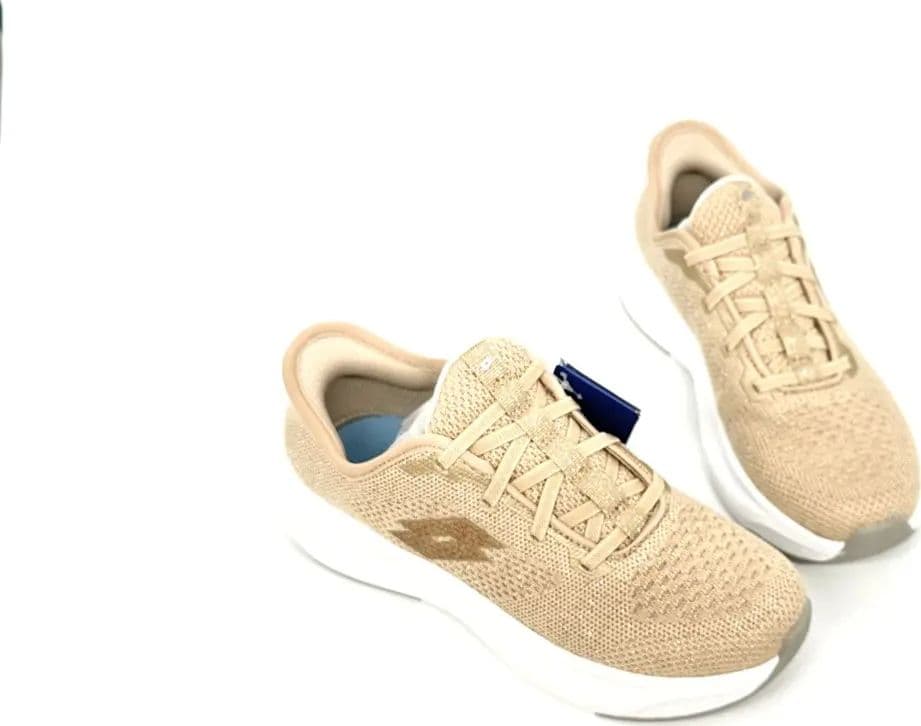 Lotto sneaker donna Run 90 Slip &amp; Go  beige con memory foam - 4