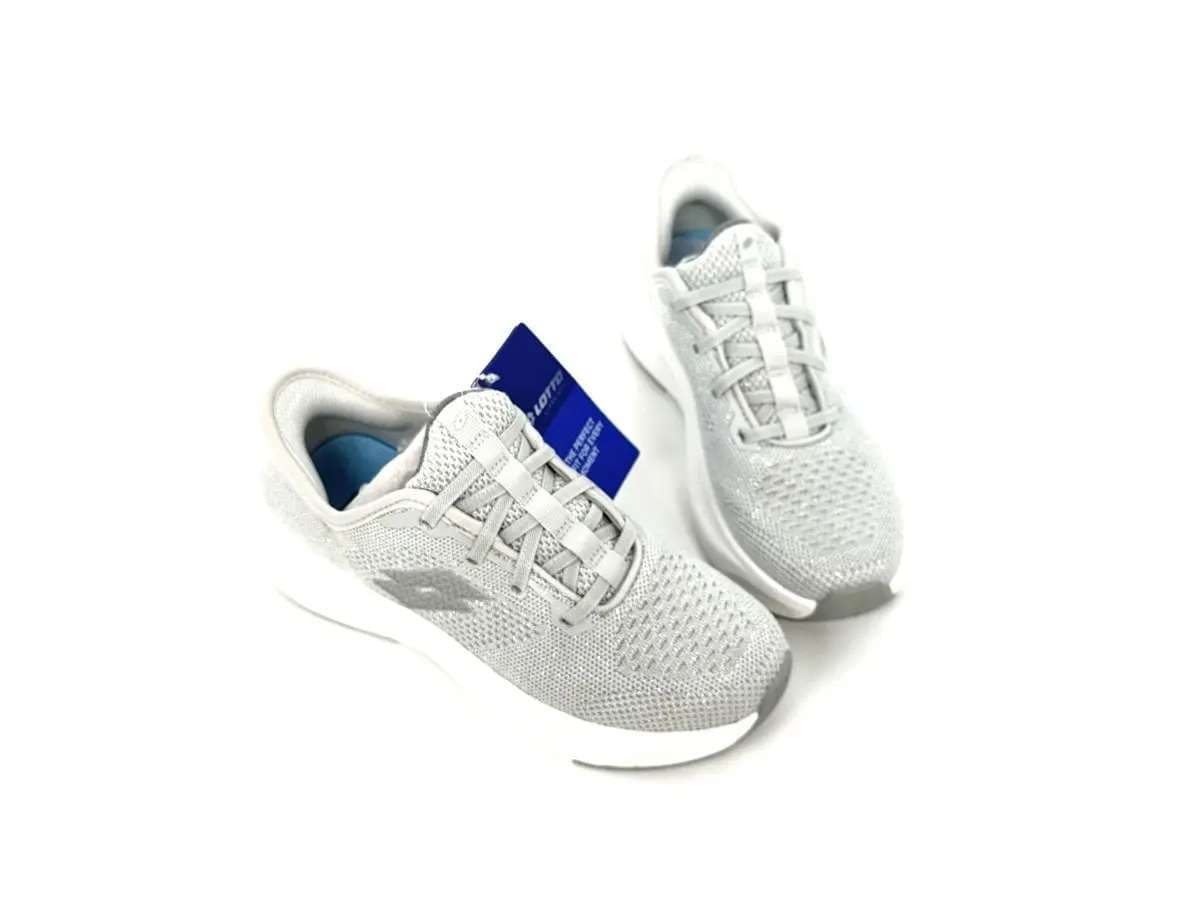 Lotto sneaker donna Run 90 Slip &amp; Go grigia con memory foam - 4
