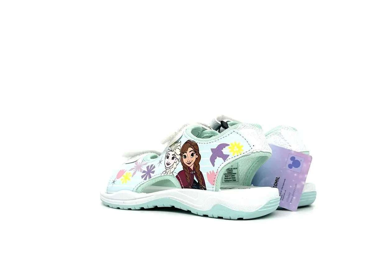 Sandali bambina Frozen Elsa e Anna estivi con strappo - 5
