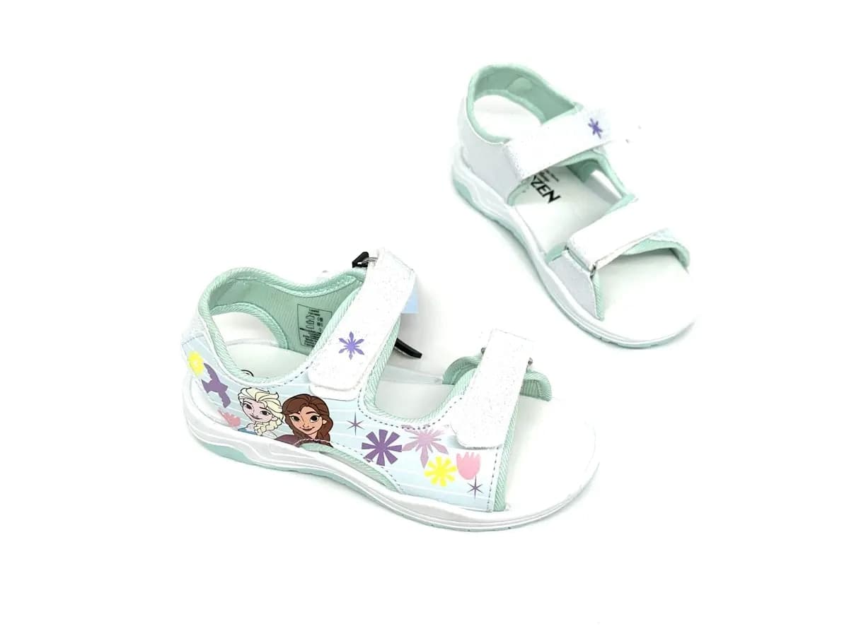 Sandali bambina Frozen Elsa e Anna estivi con strappo - 6