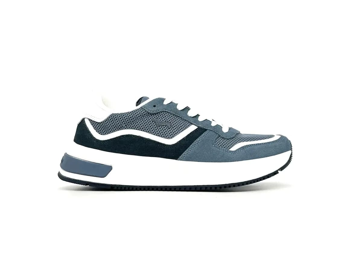 Harmont &amp; Blaine sneaker uomo avio camoscio tessuto casual sportive - 4