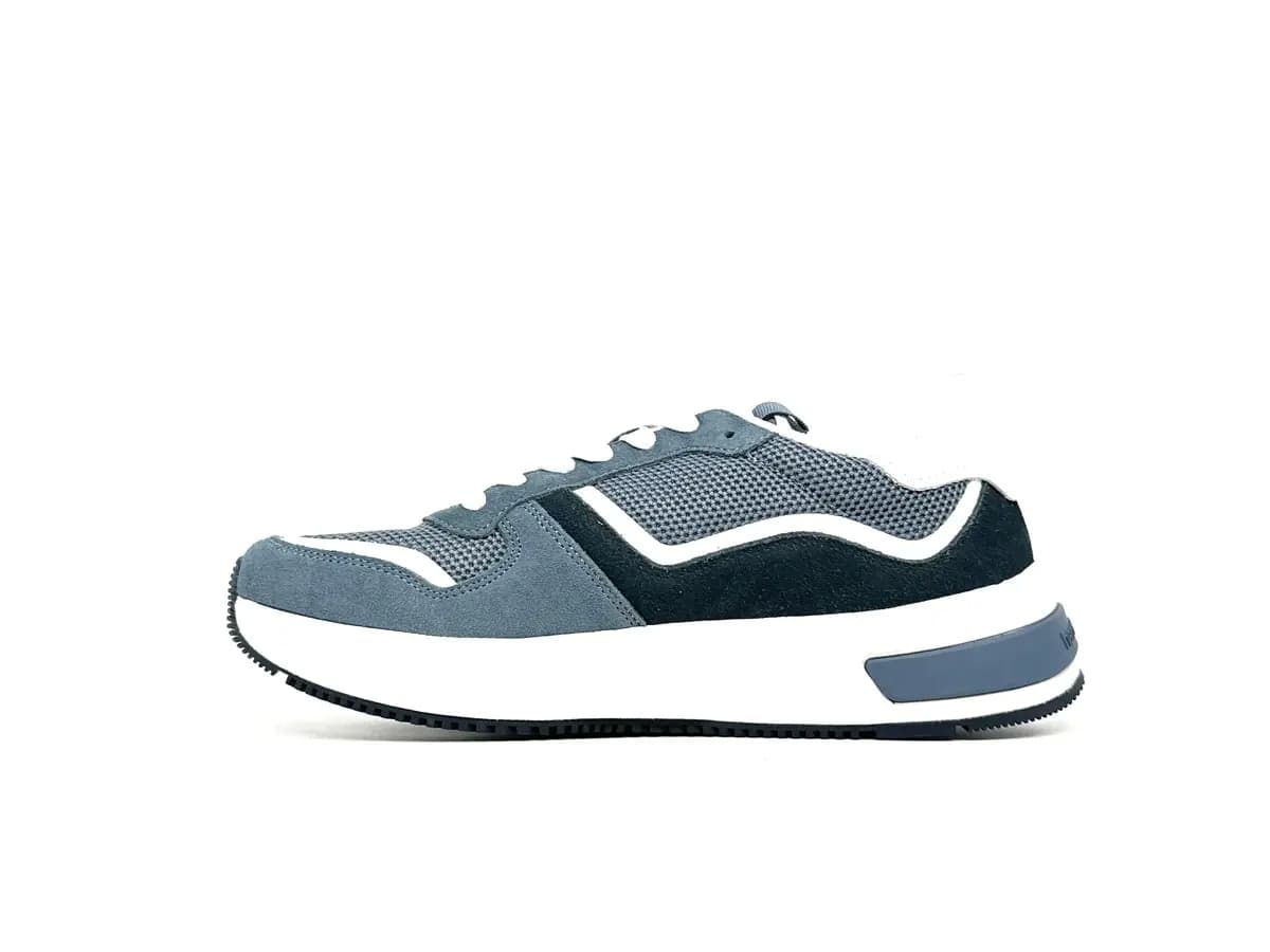 Harmont &amp; Blaine sneaker uomo avio camoscio tessuto casual sportive - 5