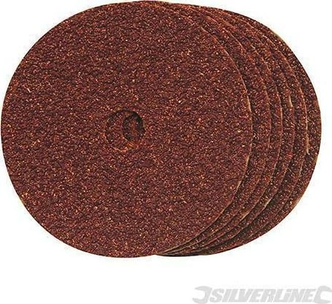 Dischi in fibra rivestiti in resina e in ossido di alluminio per smerigliatrici 100x16mm