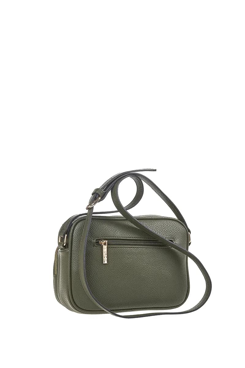 VERDE FASHION | Borsa a tracolla doppia zip - 2