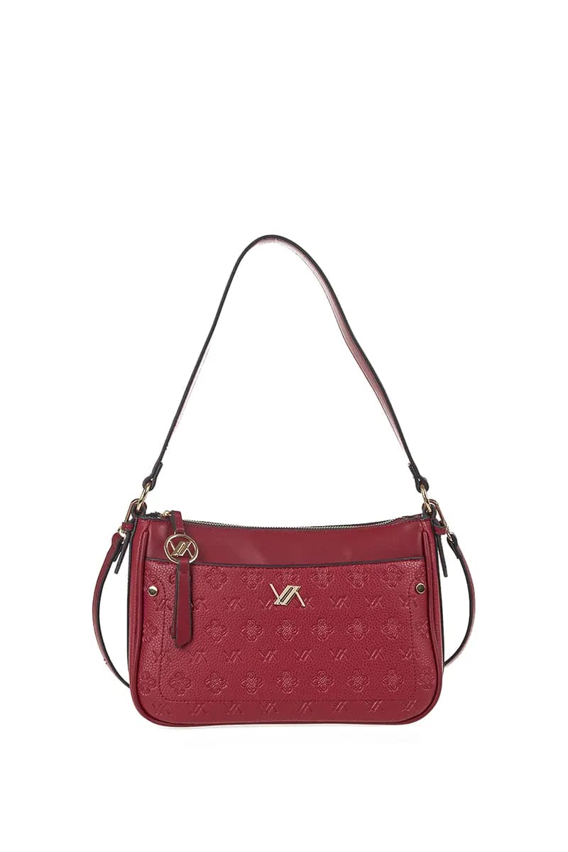 VERDE FASHION | Borsa a spalla con logo intarsiato - 18