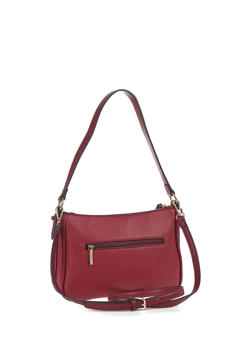 VERDE FASHION | Borsa a spalla con logo intarsiato - 13