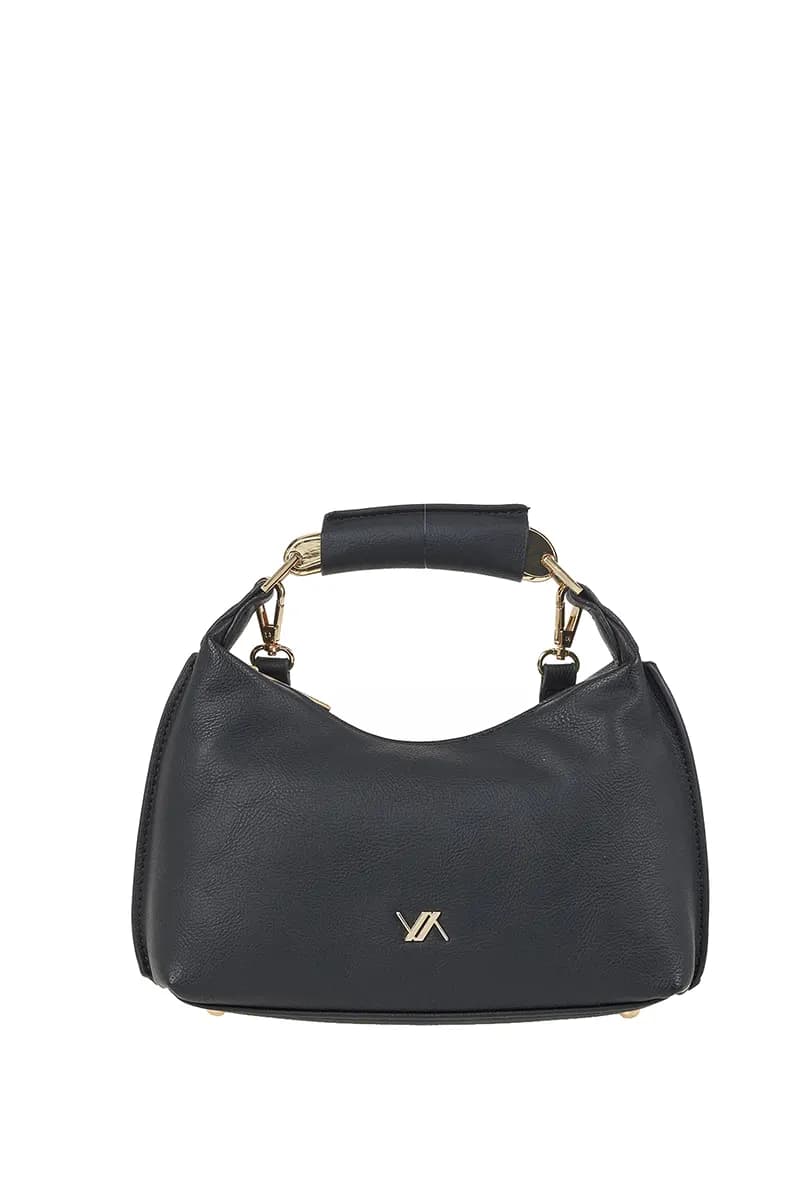 VERDE FASHION | Borsa con manico in metallo e tracolla - 20