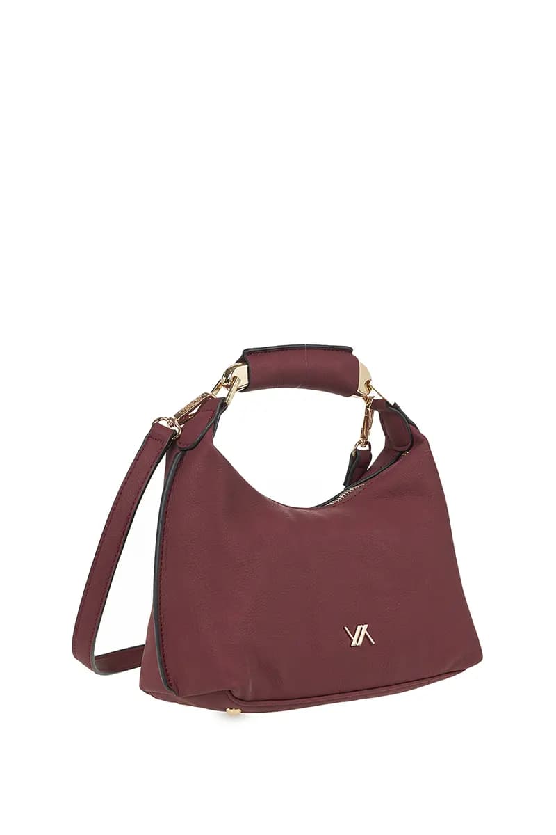 VERDE FASHION | Borsa con manico in metallo e tracolla - 14