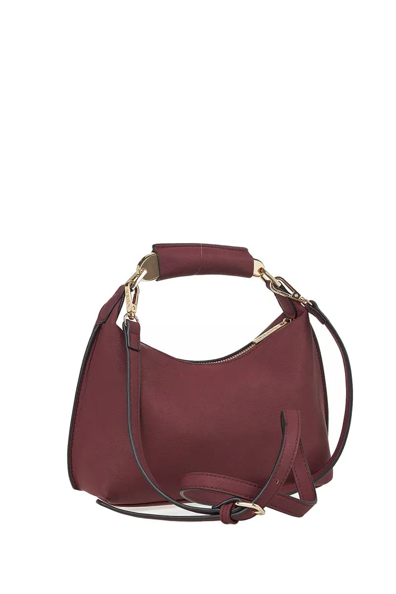 VERDE FASHION | Borsa con manico in metallo e tracolla - 15