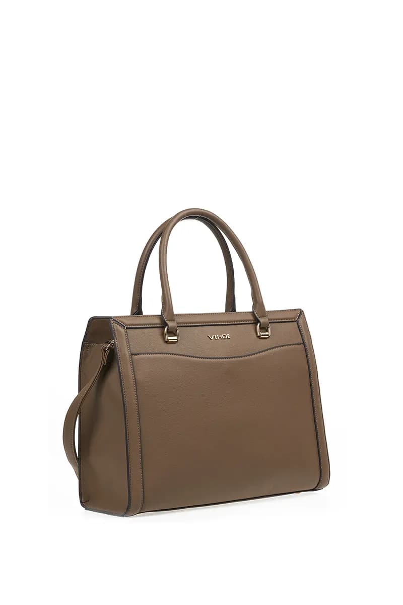 VERDE FASHION | Borsa tote con tracolla - 3