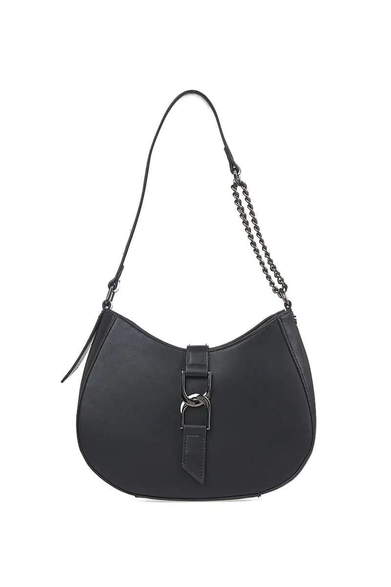 VERDE FASHION | Borsa a spalla mezzaluna - 15