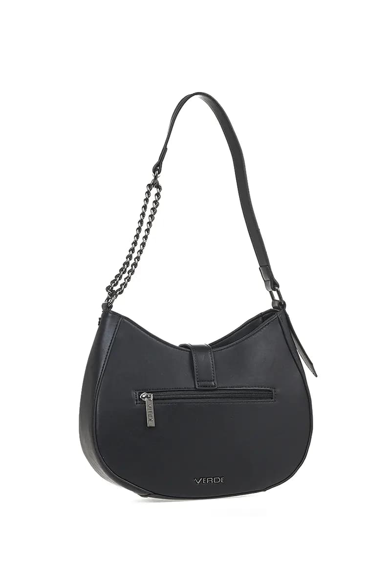 VERDE FASHION | Borsa a spalla mezzaluna - 2