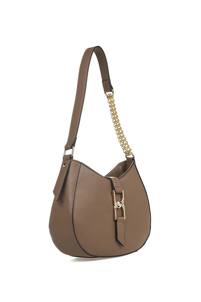 VERDE FASHION | Borsa a spalla mezzaluna - 7