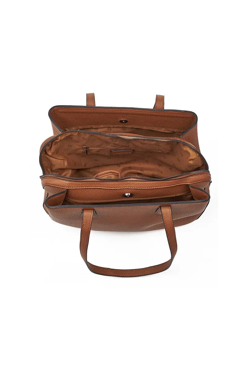VERDE FASHION | Borsa a spalla tre scomparti - 12